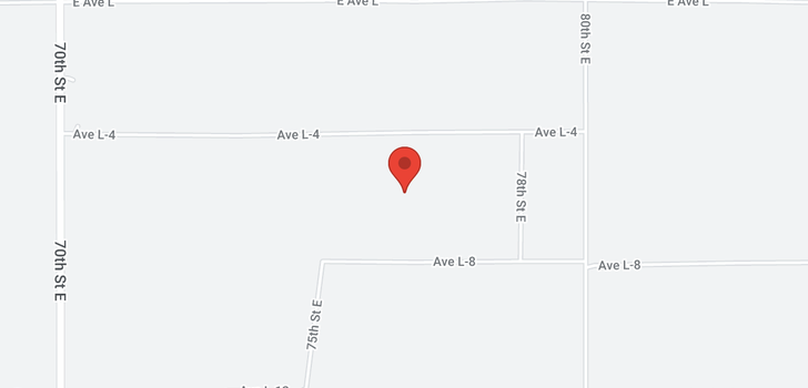 map of Vac/Vic Avenue L6/76th Lancaster, CA 93535